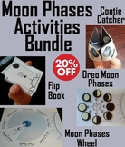 Moon Phases Activities Bundle (Total Solar Eclipse 2024 Crafts)
