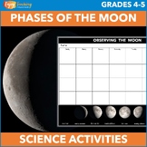 Phases of the Moon Calendar - Observe and Record from Your