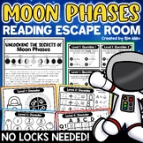 Moon Phases Activity Reading Comprehension Science Escape 