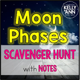 Moon Phases Activity with notes - Phases of the Moon Scave