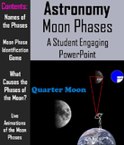 Phases of the Moon/ Lunar Cycle PowerPoint (Great for Tota