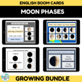 Moon Phases Boom Cards Bundle for Distance Learning