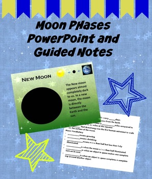 Preview of Moon Phases Interactive Notebook Page and Guided Notes