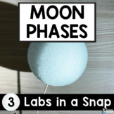 Moon Phases Labs in a Snap | Lunar Cycle Activities | 3rd 