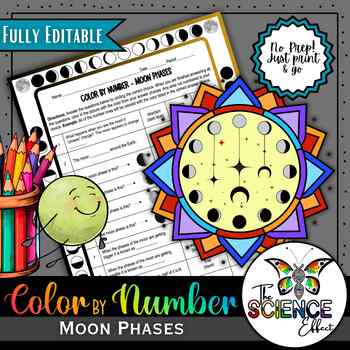 Lunar Cycle and Moon Phases - PowerPoint and Notes