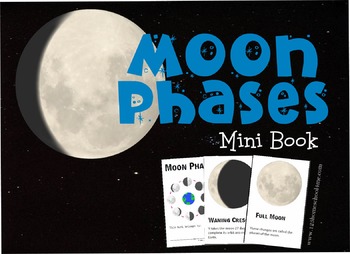 Preview of Moon Phases Mini Book