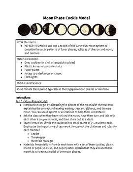 Preview of Moon Phases Model with cookies