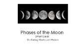 Moon Phases Montessori 3 Part Cards & Coloring Book
