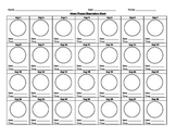 Moon Phases Observation Sheet