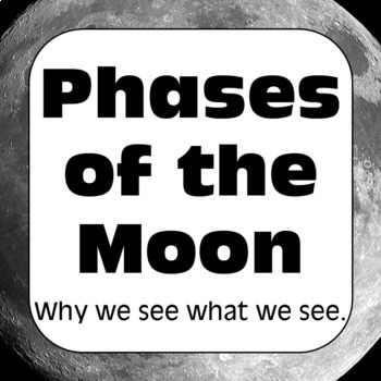 Preview of Moon Phases: Phases of the Moon Activity with Viewing Wheel Distance Learning