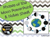 Moon Phases PowerPoint and Notes Sheet