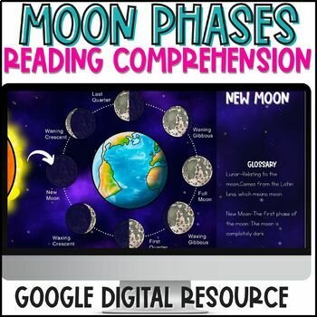 Preview of Moon Phases Reading Comprehension, Astronomy Digital Literacy Center, Google 