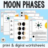 Moon Phases - Reading Comprehension Worksheets