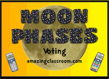 Preview of Moon Phases Review with Voting SMART Notebook Lesson