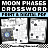 Phases of the Moon Activity Earth Science Crossword Puzzle