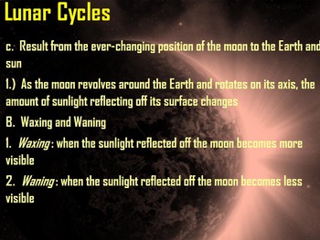 Preview of Moon Phases & Seasons Week 2