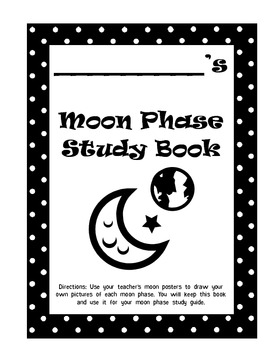 Preview of Moon Phases Student Booklet Common Core 4.E.1