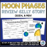 Moon Phases Task Cards Review - Silly Story Stations