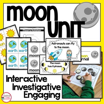Preview of Moon Unit NGSS | Moon Activities