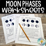 Moon Phases Worksheets | Differentiated Moon Phase Worksheets