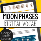 Moon Phases and Lunar Cycle Science Vocabulary Resource