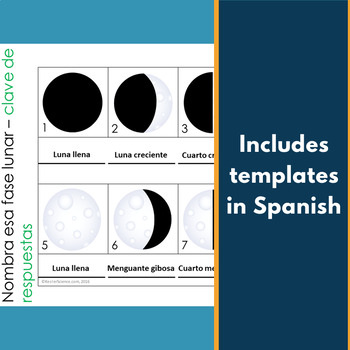 Moon Phases Interactive Notebook Pages By Kesler Science Tpt
