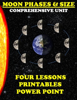 Preview of Moon Phases Comprehensive Unit and powerpoint