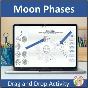 Preview of Moon Phases (drag and drop) Google Drive Activity