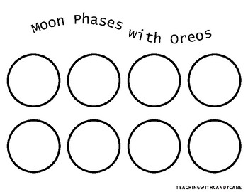 Preview of Moon Phases with Oreos