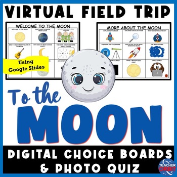 Moon Virtual Science Field Trip Activity | Moon Phases Craters Space Flight  NASA