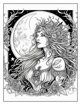 BEAUTIFUL WITCHES Coloring Book by Adult Coloring Books