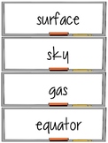 Moon Word Wall and Vocabulary Activities Set