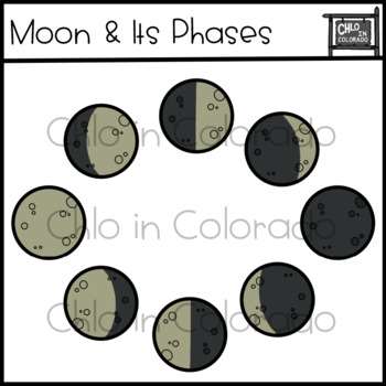 Moon and Its Phases by Chlo in Colorado | TPT