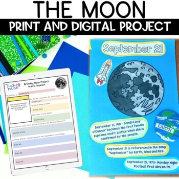 Preview of Moon Phases Lab and Project