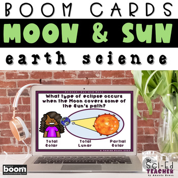 Preview of Moon in Solar System Boom Cards