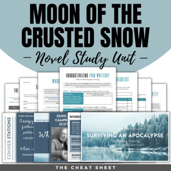 Preview of Moon of the Crusted Snow: A Complete Novel Study - Digital & Print!
