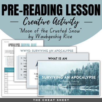 Preview of Moon of the Crusted Snow: "Surviving An Apocalypse" Pre-Reading Activity!