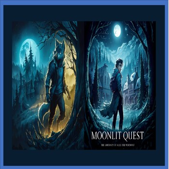Preview of Moonlit Quest: The Journey of Alex the Werewolf - Interactive Storybook