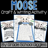 Moose Craft, Winter Arctic Animal Craft, Research Writing 
