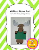 Moose Craft - for Writing, Bulletin Boards,or Art