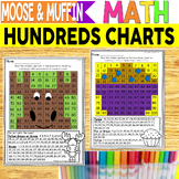 Hundreds Charts | If You Give a Moose a Muffin | Color by 