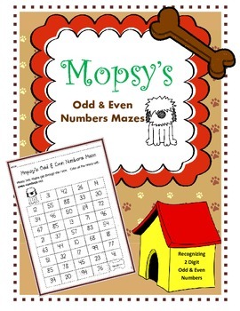 Odd & Even Numbers Mazes / 2 Digit Odd and Even Numbers ...