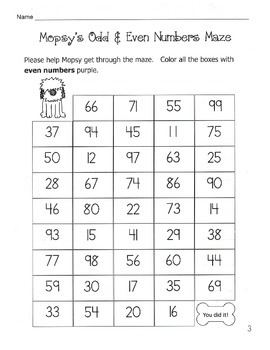 odd even numbers mazes 2 digit odd and even numbers worksheets