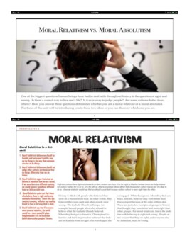Preview of Moral Relativism and Absolutism in History