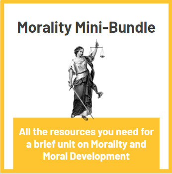 Preview of Morality Bundle (Worksheets and Engaging Activities on Morality)