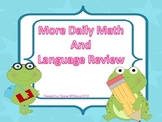 More Daily Math and Language Review