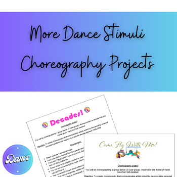 Preview of More Dance Choreography Projects