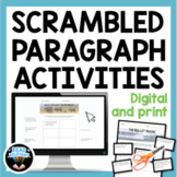 Scrambled Paragraph Activities for Google Slides and print