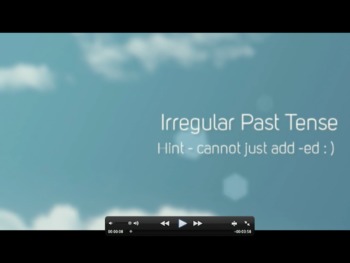 Preview of More Irregular Verbs Quick Time movie