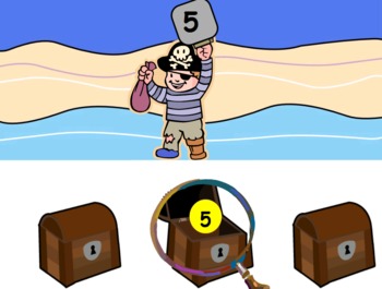 Preview of More, Less, or Same? FlipChart Counting Game for Kindergarten Common Core Math